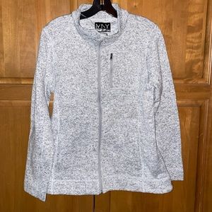 Gray Full Zip Fleece